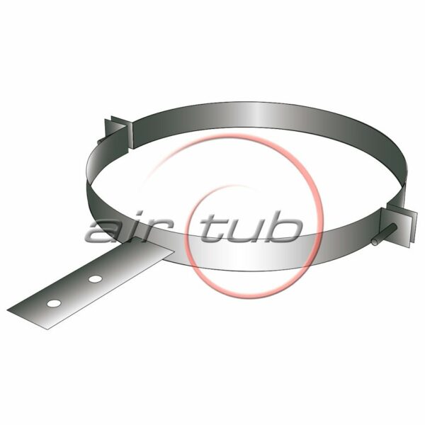 ABRAZADERA FORJADO PATA PLANA SUELO AIR GALVA AIRTUB ABRAZADERA FORJADO PATA PLANA SUELO AIR GALVA AIRTUB
