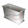 CARRETE CONDUCTO RECTANGULAR GALVANIZADO PERFIL INTEGRAL