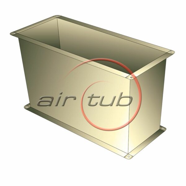 CARRETE INOXIDABLE CONDUCTO RECTANGULAR PERFIL INTEGRAL CARRETE INOXIDABLE CONDUCTO RECTANGULAR PERFIL INTEGRAL