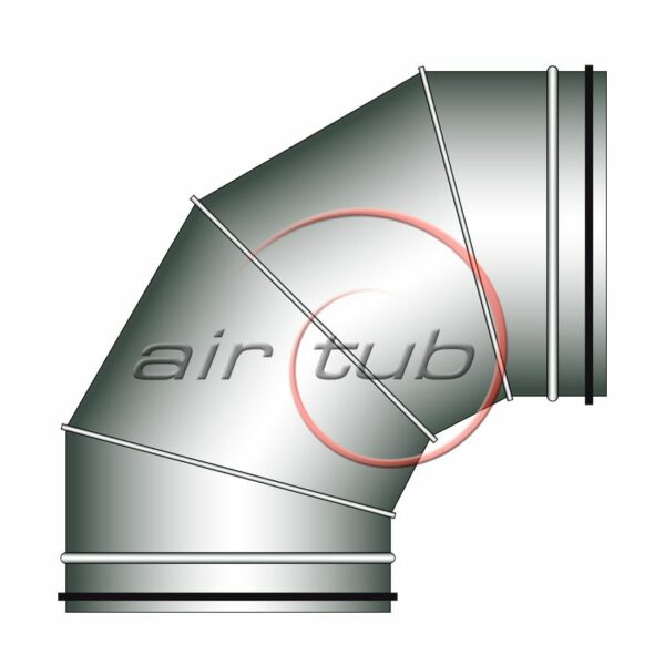 CODO 90 JUNTA GOMA AIR HERMETIC AIRTUB