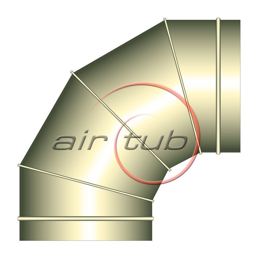 CODOS 90 INOXIDABLES INOX CURVAS HELICOIDALES AIR INOX AIRTUB