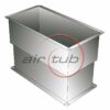 CUELLO TELESCOPICO CONDUCTO RECTANGULAR GALVANIZADO PERFIL INTEGRAL