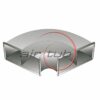 DEFLECTOR CONDUCTO RECTANGULAR GALVANIZADO PERFIL INTEGRAL