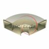 DEFLECTOR INOXIDABLE CONDUCTO RECTANGULAR PERFIL INTEGRAL