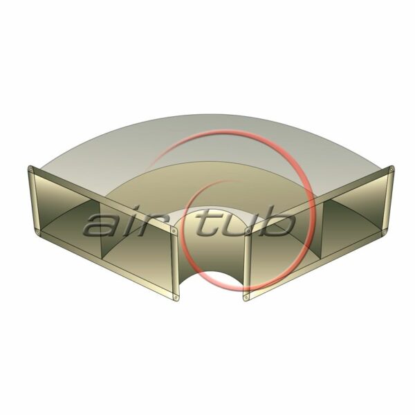 DEFLECTOR INOXIDABLE CONDUCTO RECTANGULAR PERFIL INTEGRAL DEFLECTOR INOXIDABLE CONDUCTO RECTANGULAR PERFIL INTEGRAL