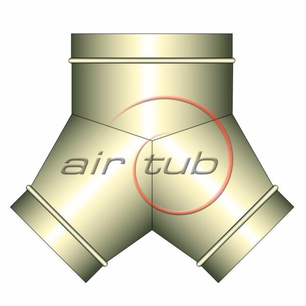 DERIVACION CONICA 45 PANTALON INOXIDABLES HELICOIDALES AIR INOX AIRTUB