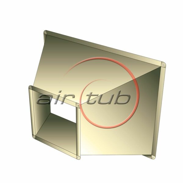 REDUCCION INOXIDABLE CONDUCTO RECTANGULAR PERFIL INTEGRAL REDUCCION INOXIDABLE CONDUCTO RECTANGULAR PERFIL INTEGRAL