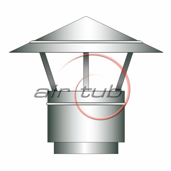 SOMBRERO CHINO ADAPTADO DOBLE GALVA GALVA INOX INOX AIR TERMIC AIRTUB SOMBRERO CHINO ADAPTADO DOBLE GALVA GALVA INOX INOX AIR TERMIC AIRTUB