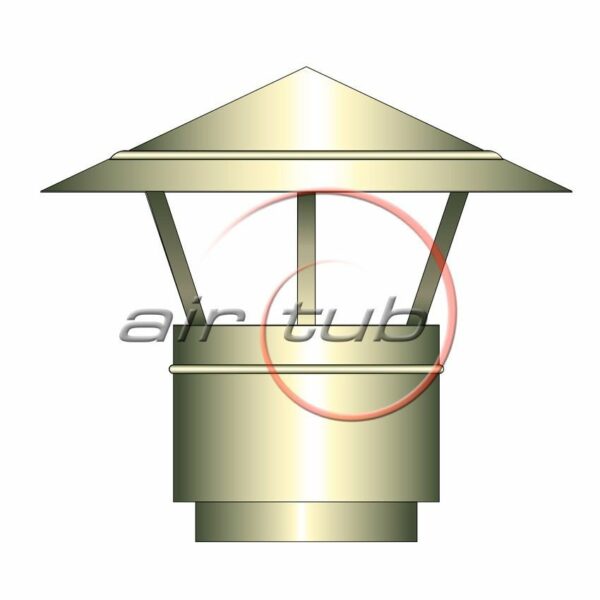 SOMBRERO CHINO DOBLE INOX INOX GALVA AIR TERMIC AIRTUB