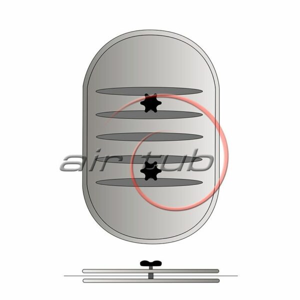 TAPA INSPECCION PLANA AIRTUB AIR GALVA REGISTRO PUERTA ACCESO