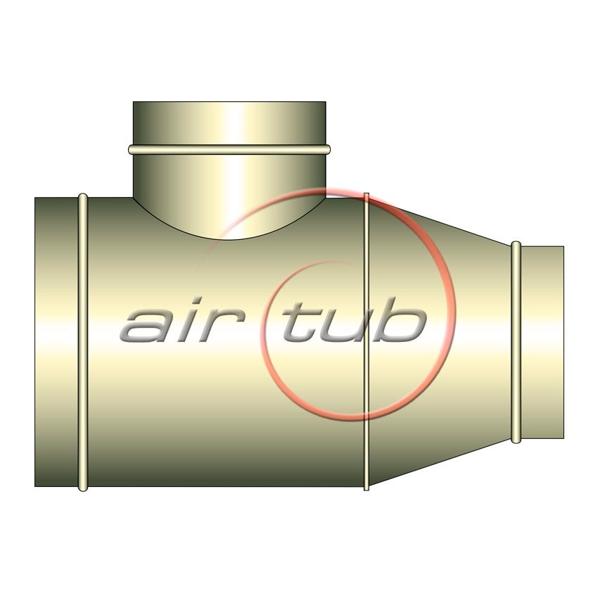 TES CONICAS REDUCCION 90 INOXIDABLES AIR INOX AIRTUB