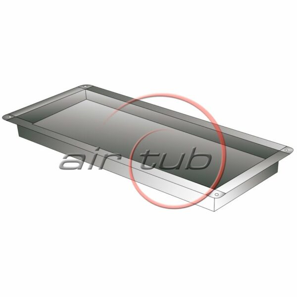 TAPA CONDUCTO RECTANGULAR GALVANIZADO PERFIL INTEGRAL